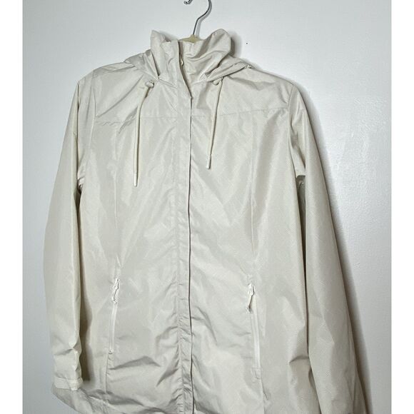 Liv Outdoor Nimbus Birch Geo Hooded Mesh Lined Water Resistant Travel Jacket M - Picture 11 of 14